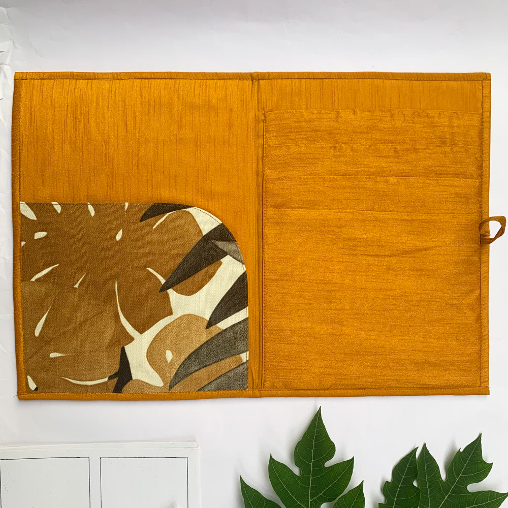 Mustard jute file cover ( A4 size )