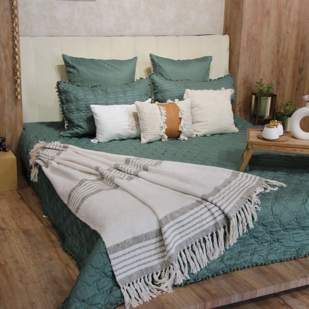 Sage Green Bedding ( Set Of 5 )