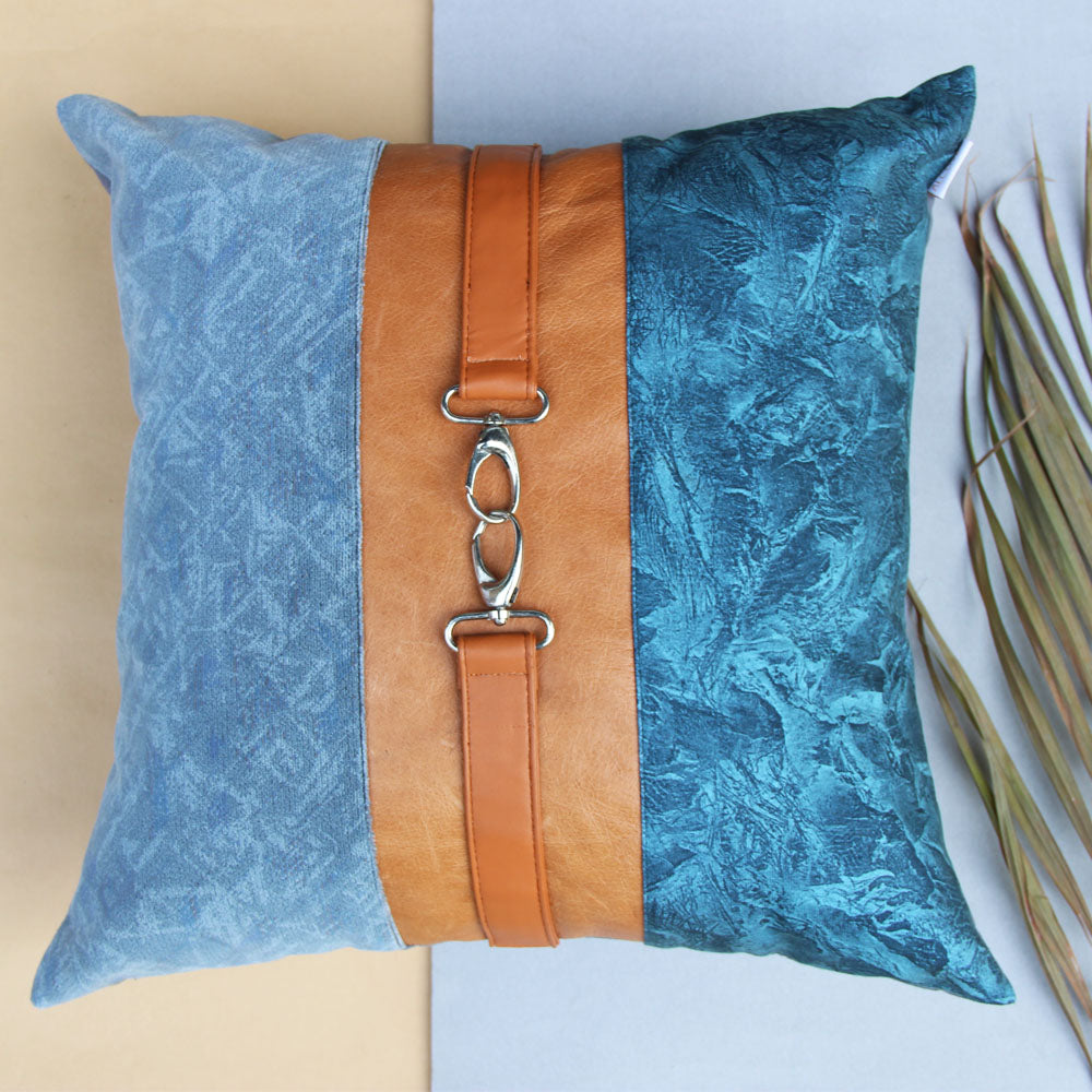Marble belted cushion