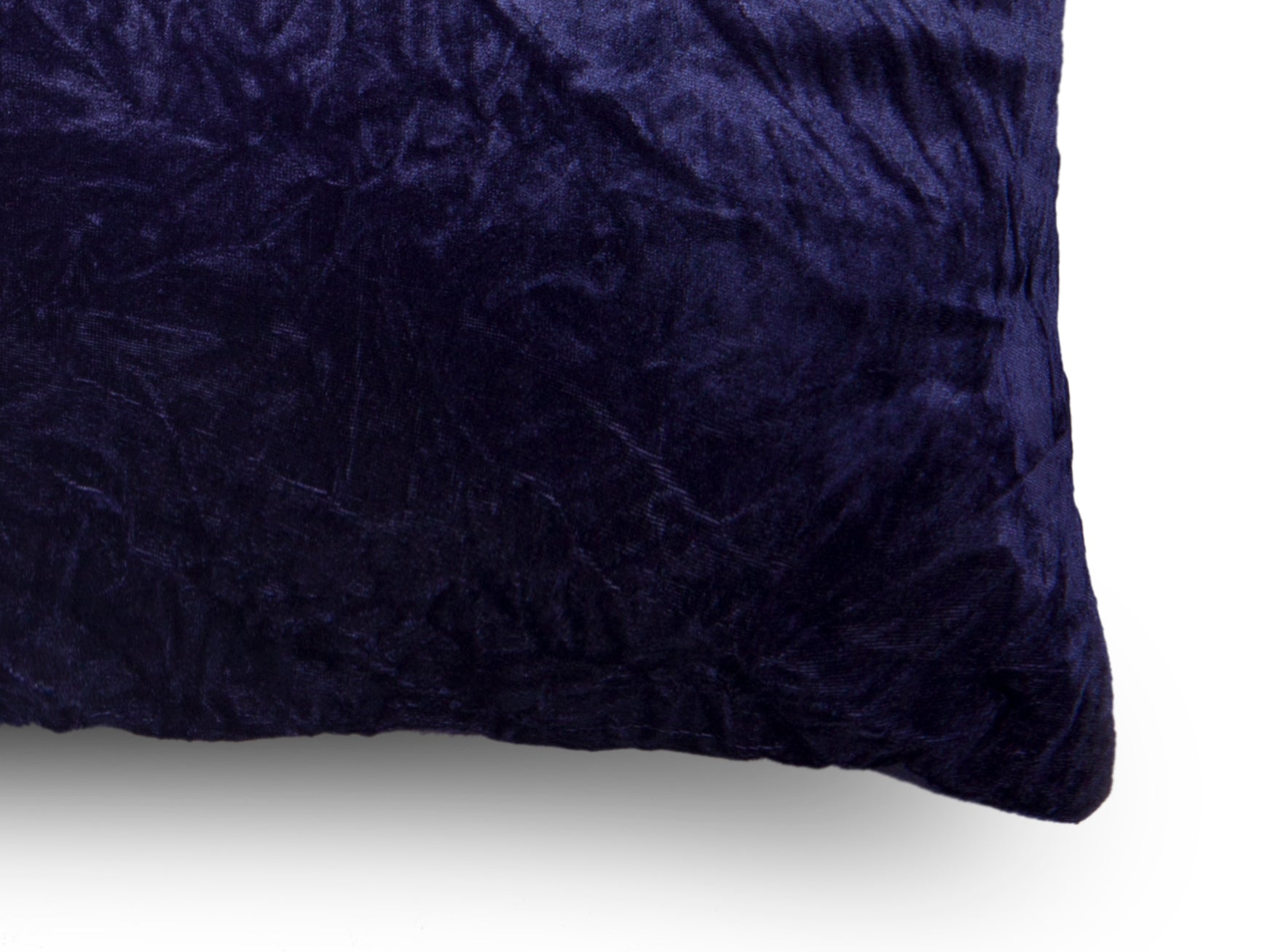Midnight blue hand dyed cushion