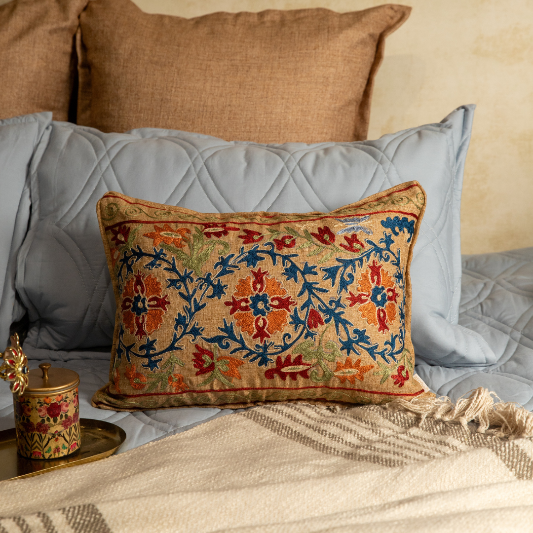 Elowen Embroidered Cushion Cover