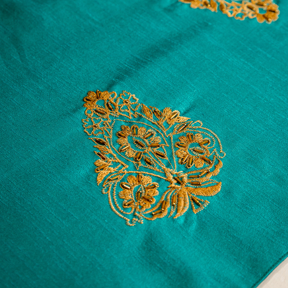 Green & Mustard Motif Runner