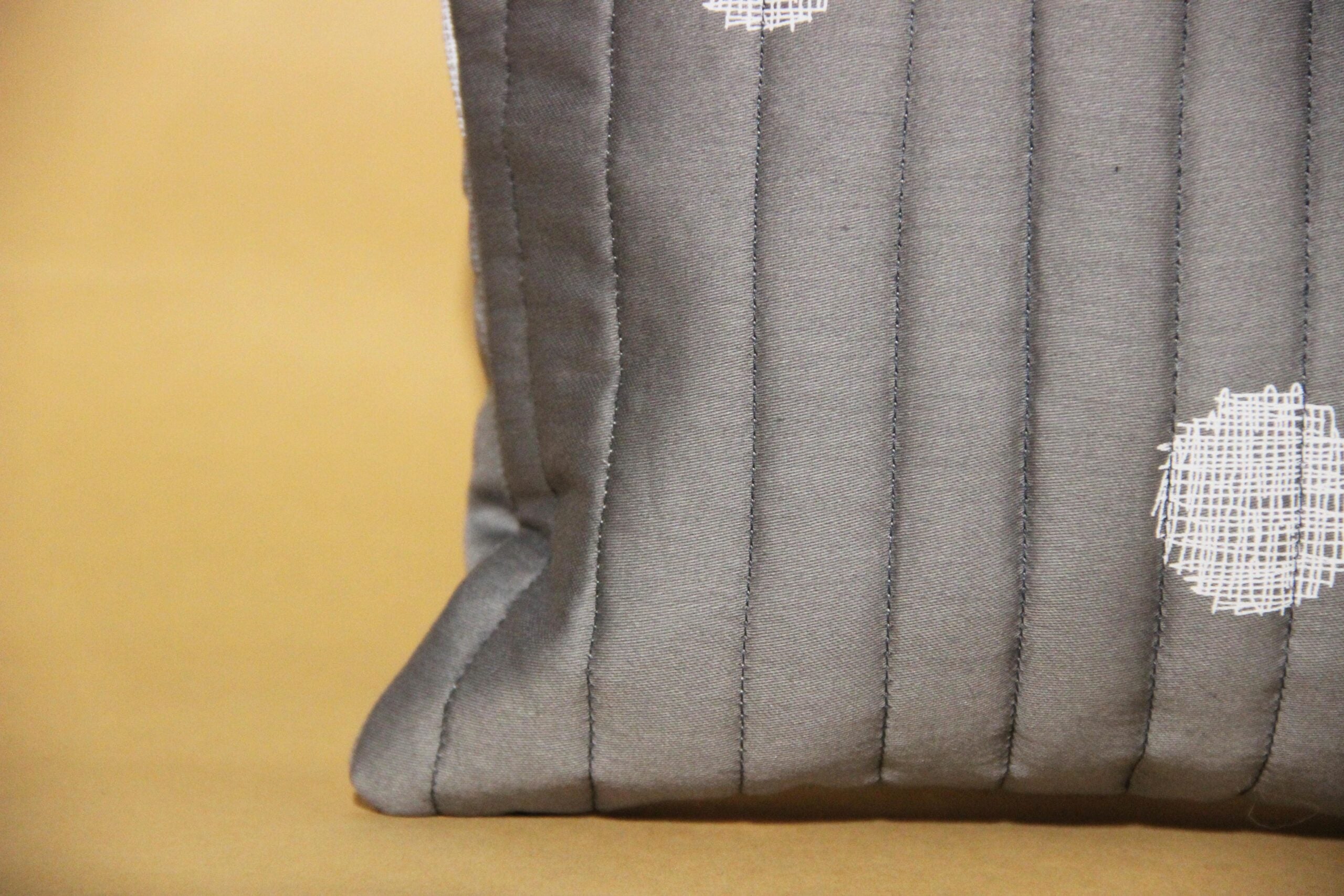 Grey dotted utilty pouch
