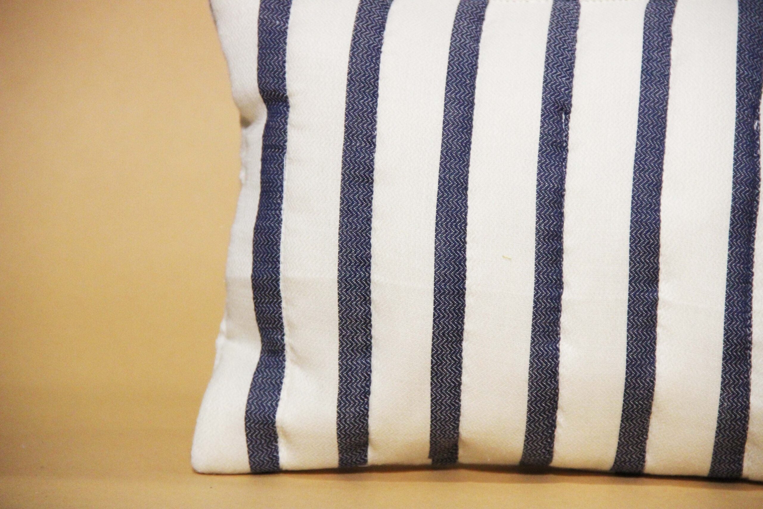 Navy Stripes printed utility pouch