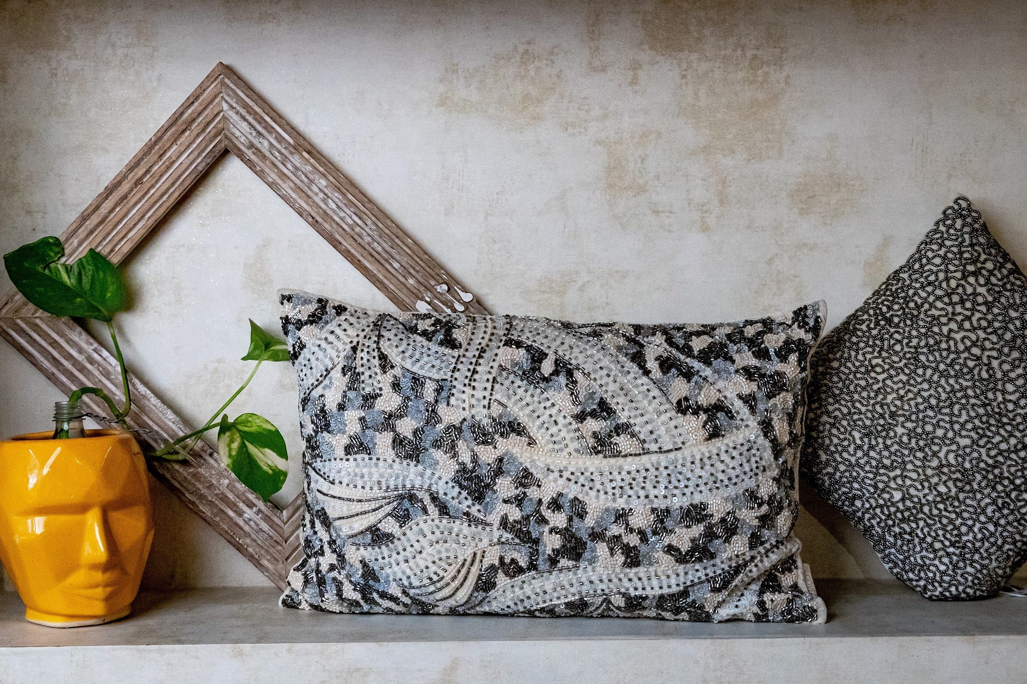 Pictorial Lumbar Cushion Cover