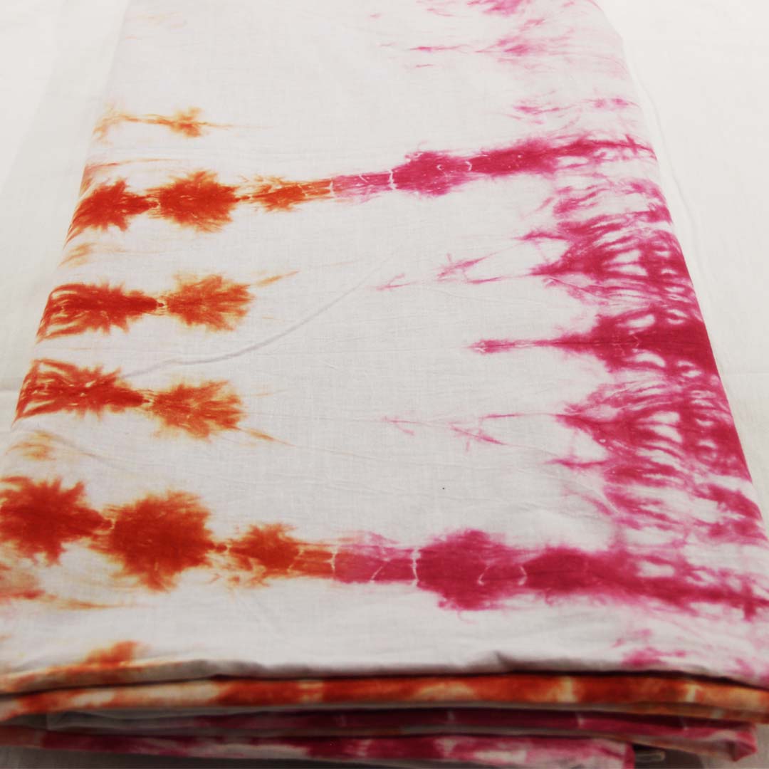 Flamingo Shibori Cotton Bedspread (set of3)