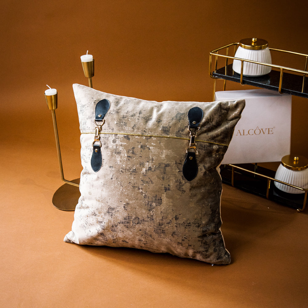 Foil Belted Cushion Cover
