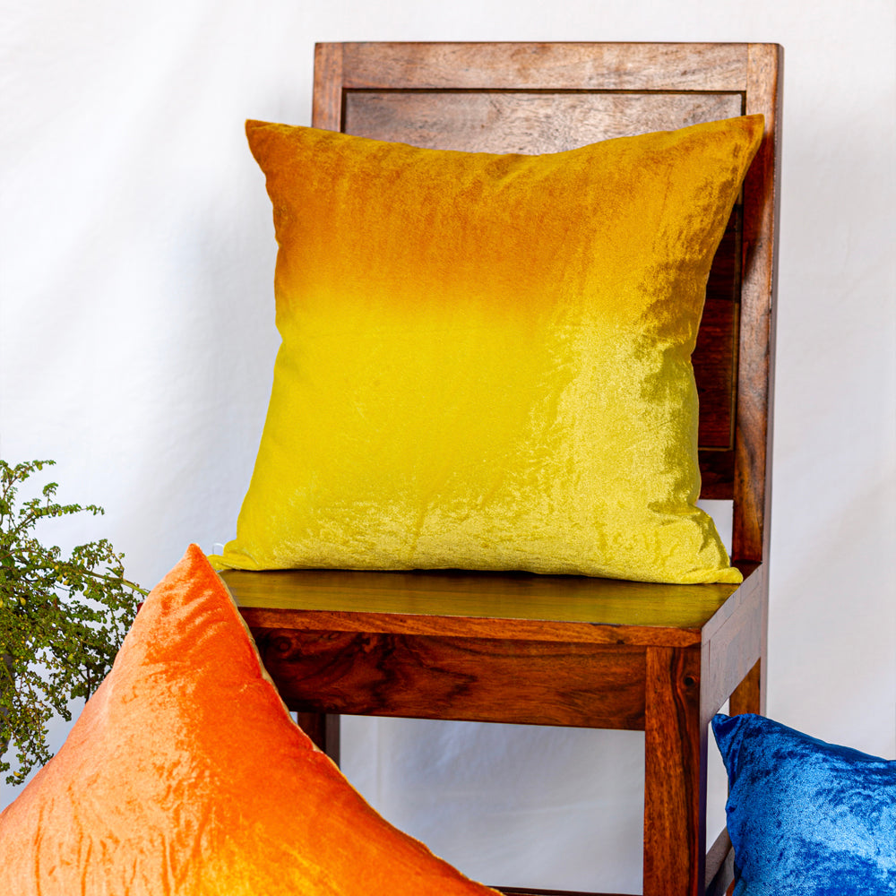 Yellow Ombre Cushion Cover