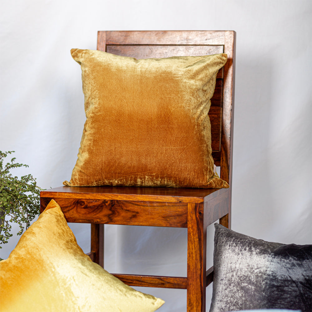 Mustard ombre cushion cover