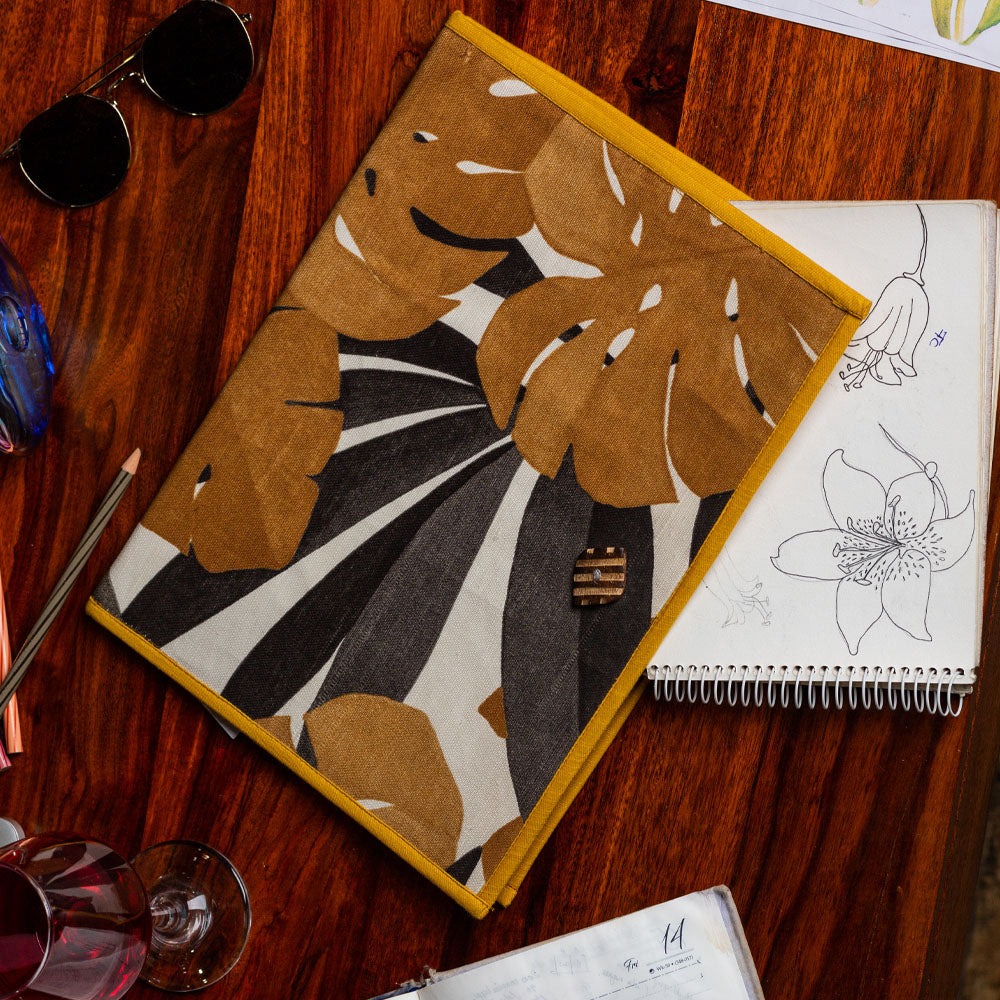 Mustard jute file cover ( A4 size )