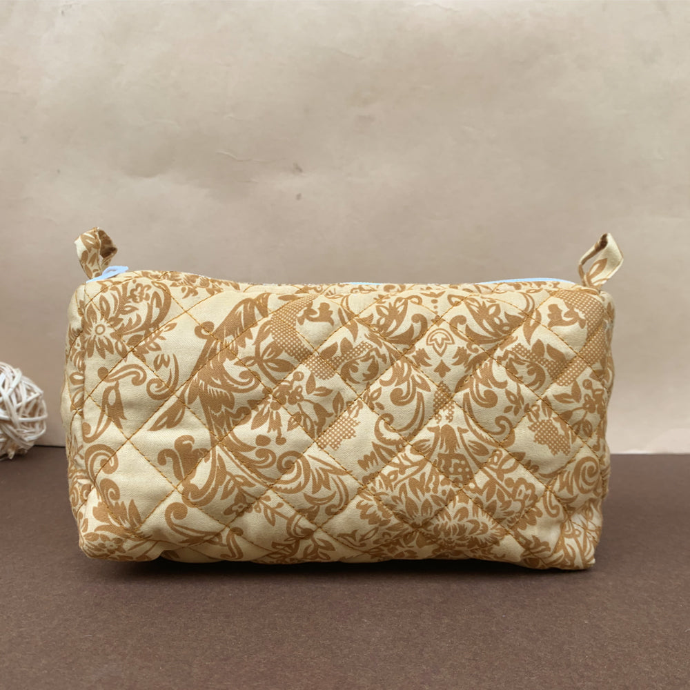 Ochre Paisley Utility Pouches ( Set Of 2 )