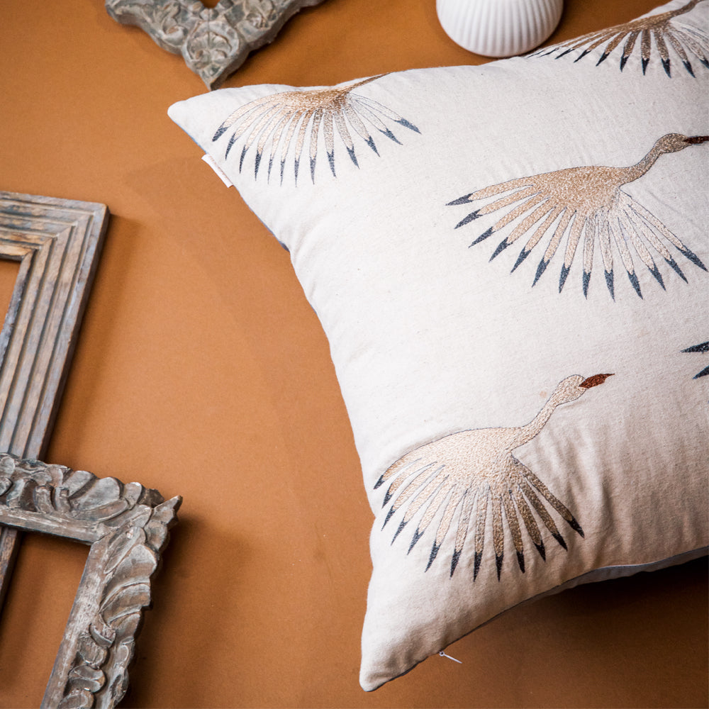 Swan Cushion Cover