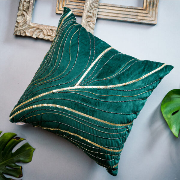 Emerald Marble Cushion Cover
