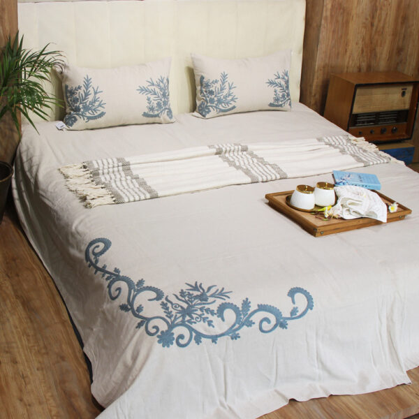 Beige Aari Bedding (Set of 3)